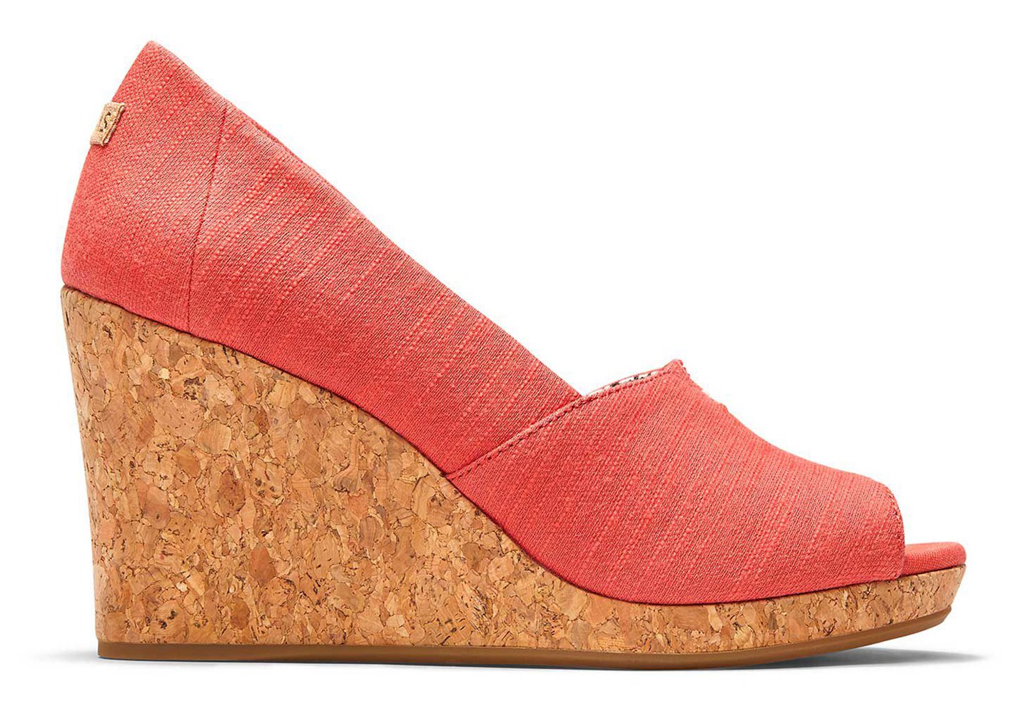 Toms Wedge Damskie Pomarańczowe - Michelle Heel - 24SFRDLUM